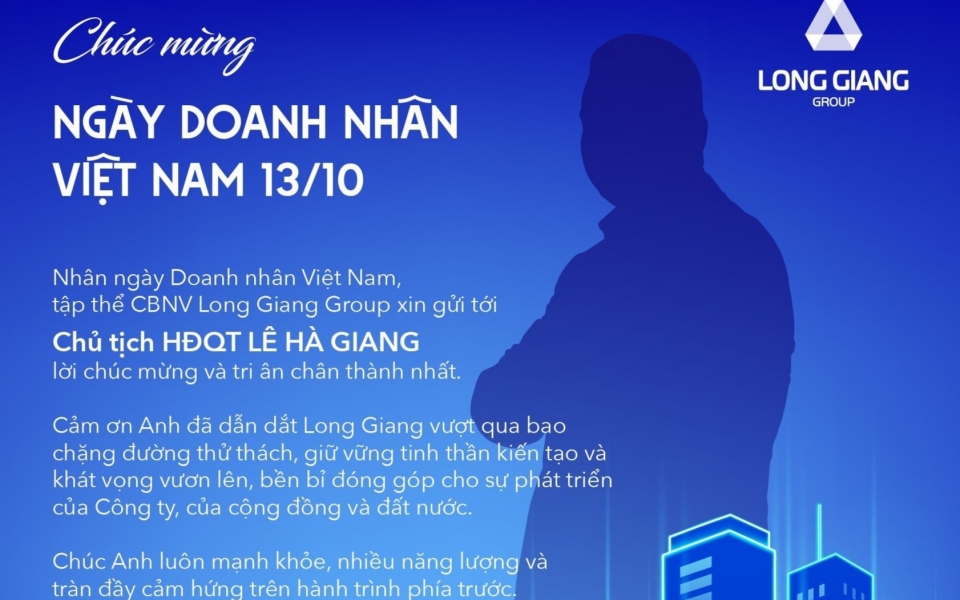 Chúc mừng ngày Doanh nhân Việt Nam 13/10